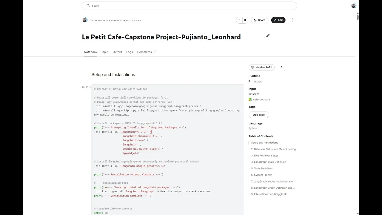 Le Petit Cafe Project