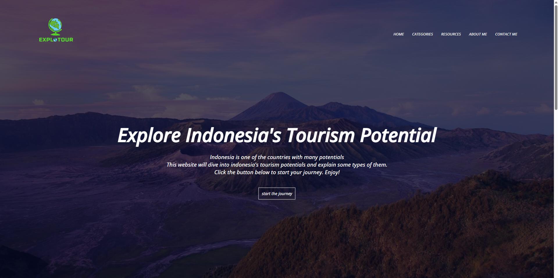 Tourism Website